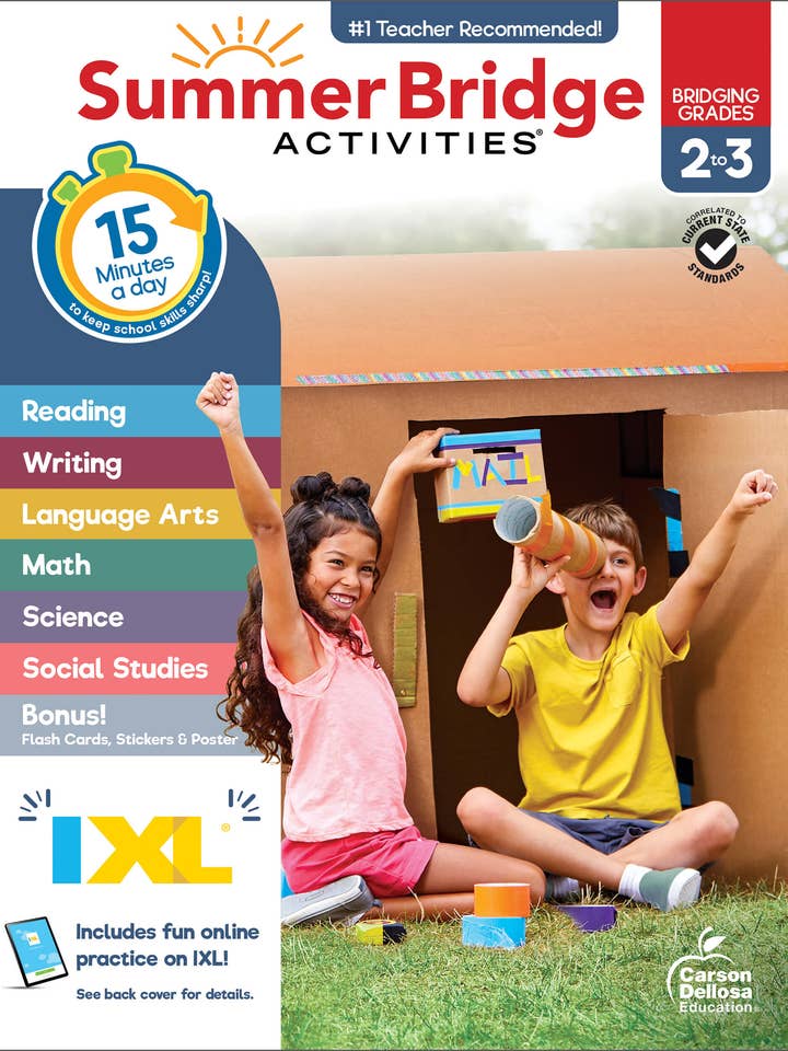 Summer Bridge Activities, Grades 2 - 3 for wholesale by Carson Dellosa Education