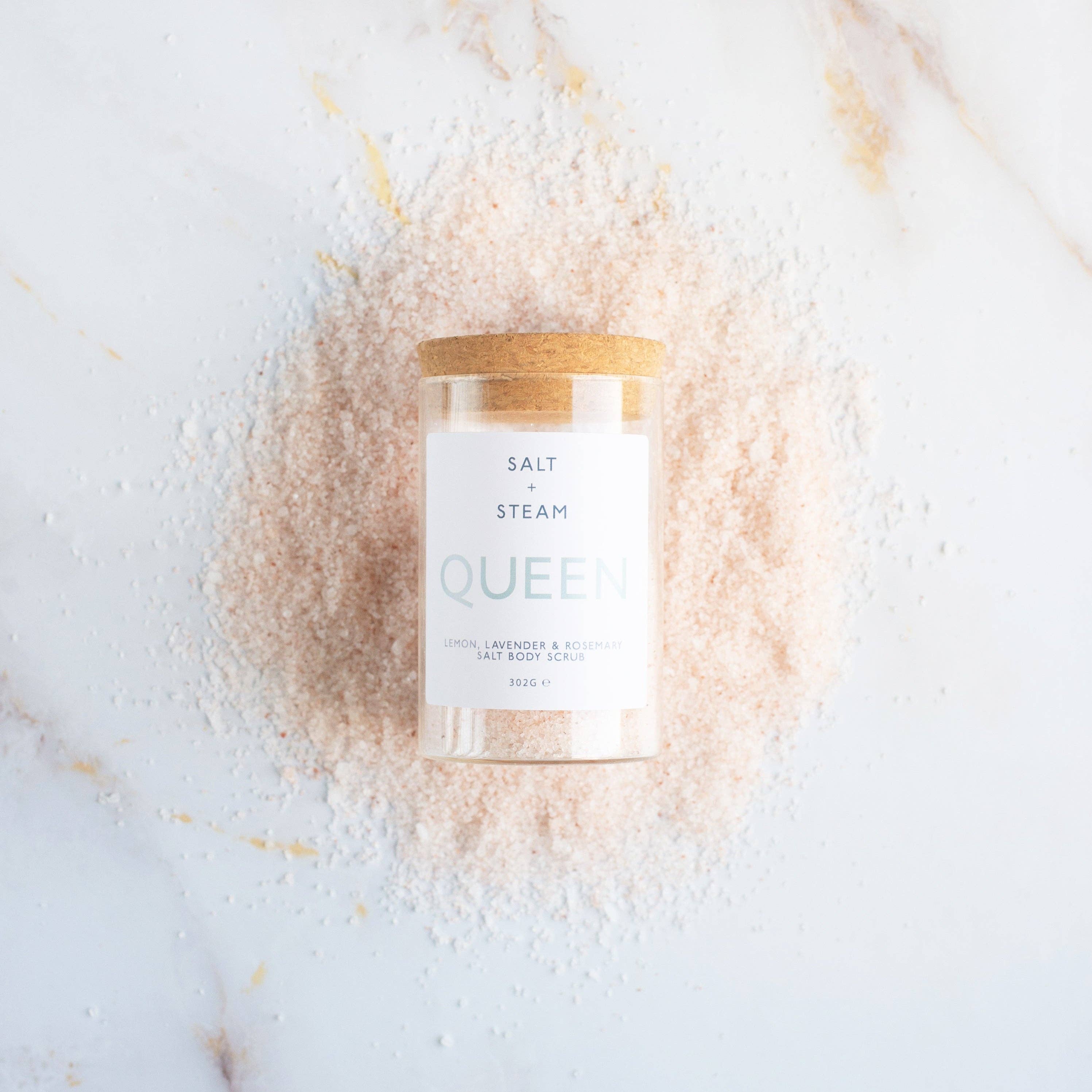 Salt + Steam - Wholesale Body Scrub/Exfoliant - Queen - Lavender, Rosemary & Lemon Body Scrub 302g1