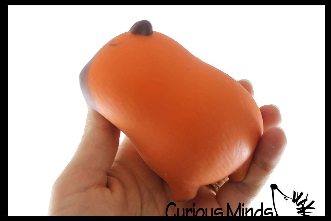 Curious Minds Toys - Wholesale Squishy Toy - Kids & Baby - 1 Capybara Squishy Squeeze Stress Ball Soft Doh Filling - L5