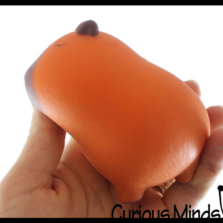Curious Minds Toys - Wholesale Squishy Toy - Kids & Baby - 1 Capybara Squishy Squeeze Stress Ball Soft Doh Filling - L5