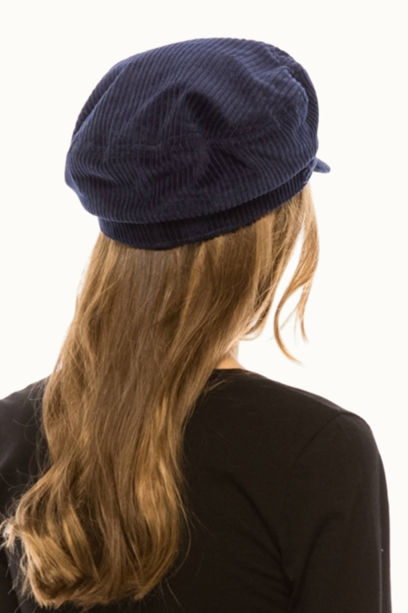 Olive & Pique – wholesale Baseball cap – Unisex – Corduroy Greek Fisherman Hat in Cherry Red or Navy4