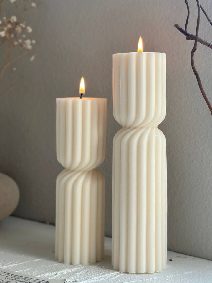 Højstribet æstetisk søjlelys for engroshandel hos LA AROMA CANDLE CO.