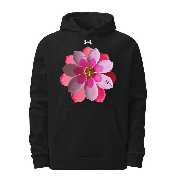 Sweat à capuche femme Under Armour® à motif fleurs roses pour la vente par MLB Artist