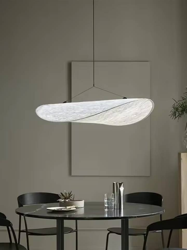 Galaxy White Soft Touch Dalga Hanglamp 130 cm voor wholesale door HEKA LIGHTING & TRADING LTD