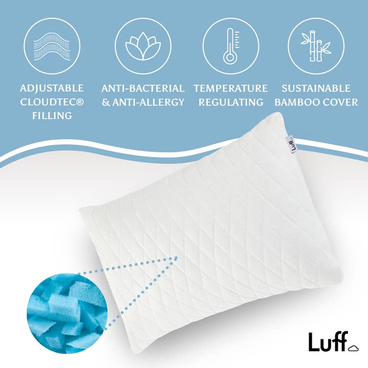 Luff - Wholesale Bedding Pillow - The Height Adjustable Prestige Bamboo Pillow6