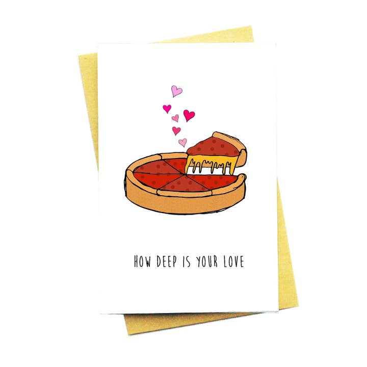 Biglietto d'auguri How Deep Iis Your Love per la vendita all'ingrosso da parte di Nocturnal Paper
