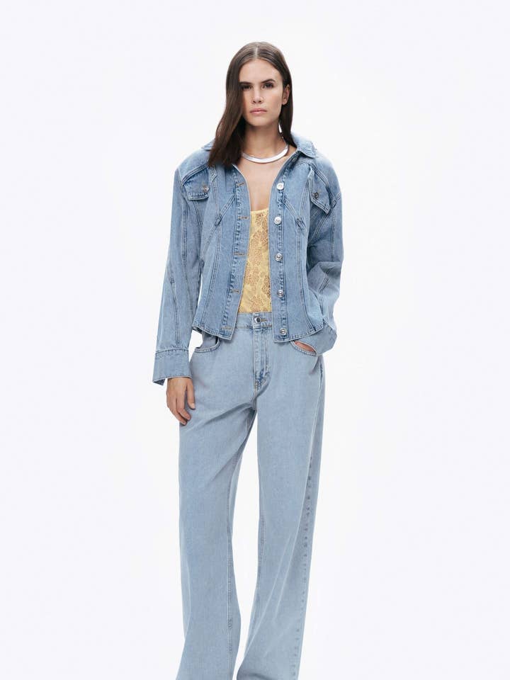 Kapuzen-Jeansjacke für den Großhandel von NOCTURNE