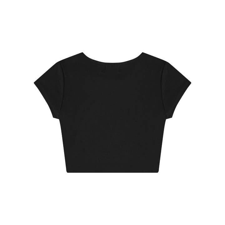 Talentless - Wholesale T-Shirt - Women's - WOMENS RAW HEM CROP BABY TEE