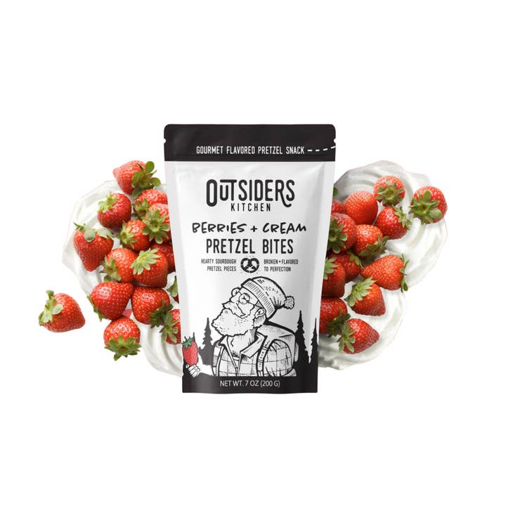 Outsiders Kitchen - Wholesale Pretzels - Berries + Cream Pretzel Bites | Case of Six3