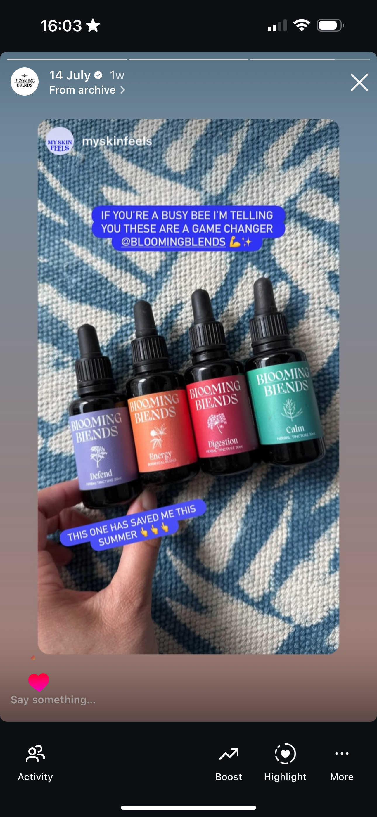 Blooming Blends – wholesale Tinktur – CALM ört-tinktur 30 ml4