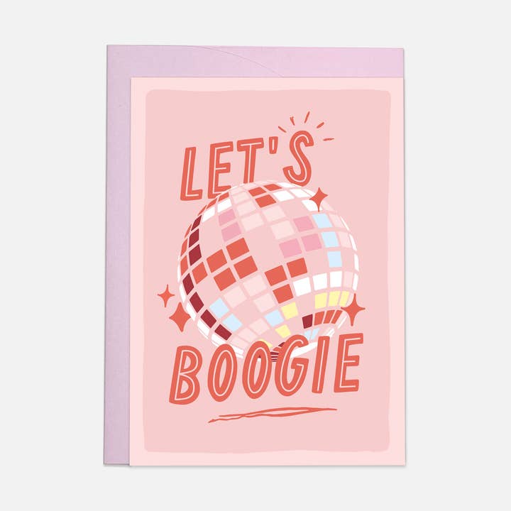 Kaart Blanche - Wholesale Everyday Greeting Card - Let's boogie greeting card0