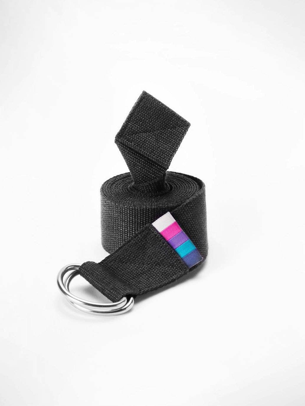 Yogamatters - Vente Sangle et élastique de yoga - Ceinture de yoga à anneau en D en coton biologique Yogamatters0