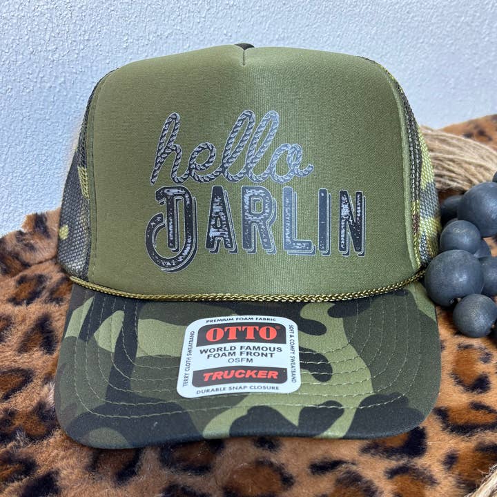 Pink August - Wholesale Trucker Hat - Women's - Hello Darlin Trucker Hat 0