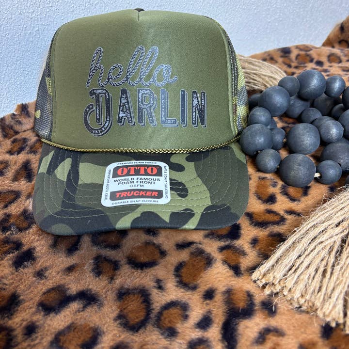 Pink August - Wholesale Trucker Hat - Women's - Hello Darlin Trucker HatÂ