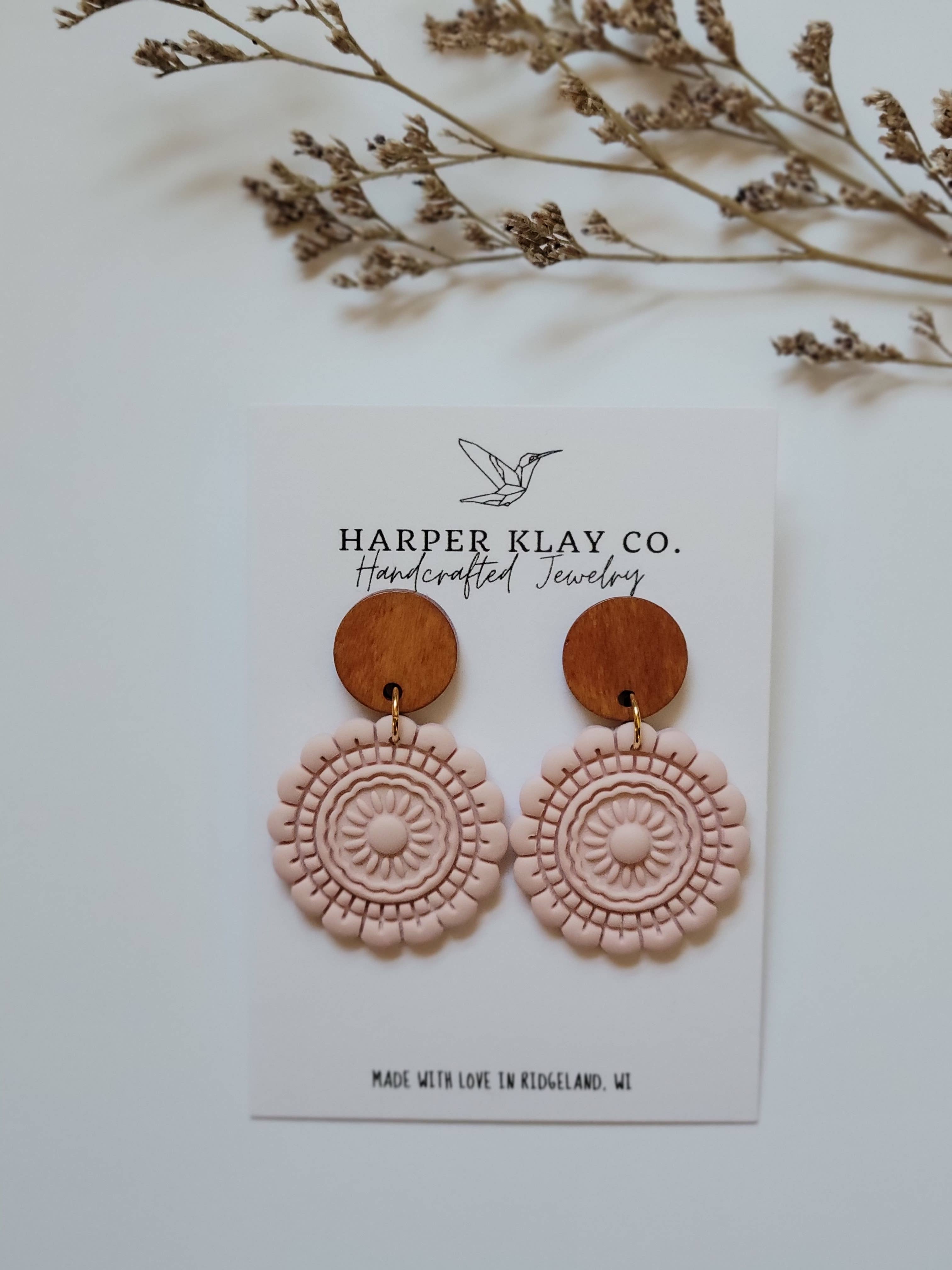 Harper Klay Co - Wholesale Dangle Earrings - The Mandala Set- Polymer Clay Dangle Earrings3