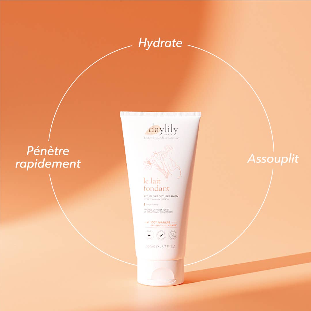 Daylily Paris - Wholesale Belly Oil/Butter - Maternity - Le Lait Fondant - Anti-stretch mark body lotion1