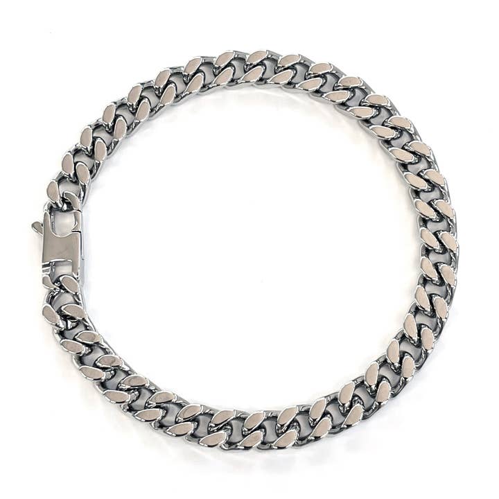 Armbånd GD-Straight 7mm Palladium for engroshandel hos GI.OTTO