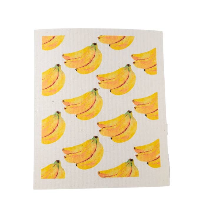 Driftless Studios - Wholesale Dishcloth - Patterned Banana Kitchen Swedish Dish Towels