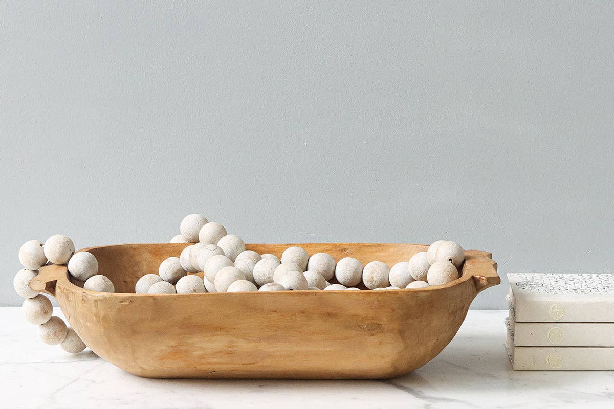 etúHOME - Wholesale Decorative Plate/Dish/Bowl - Antique Oval Dough Bowl3