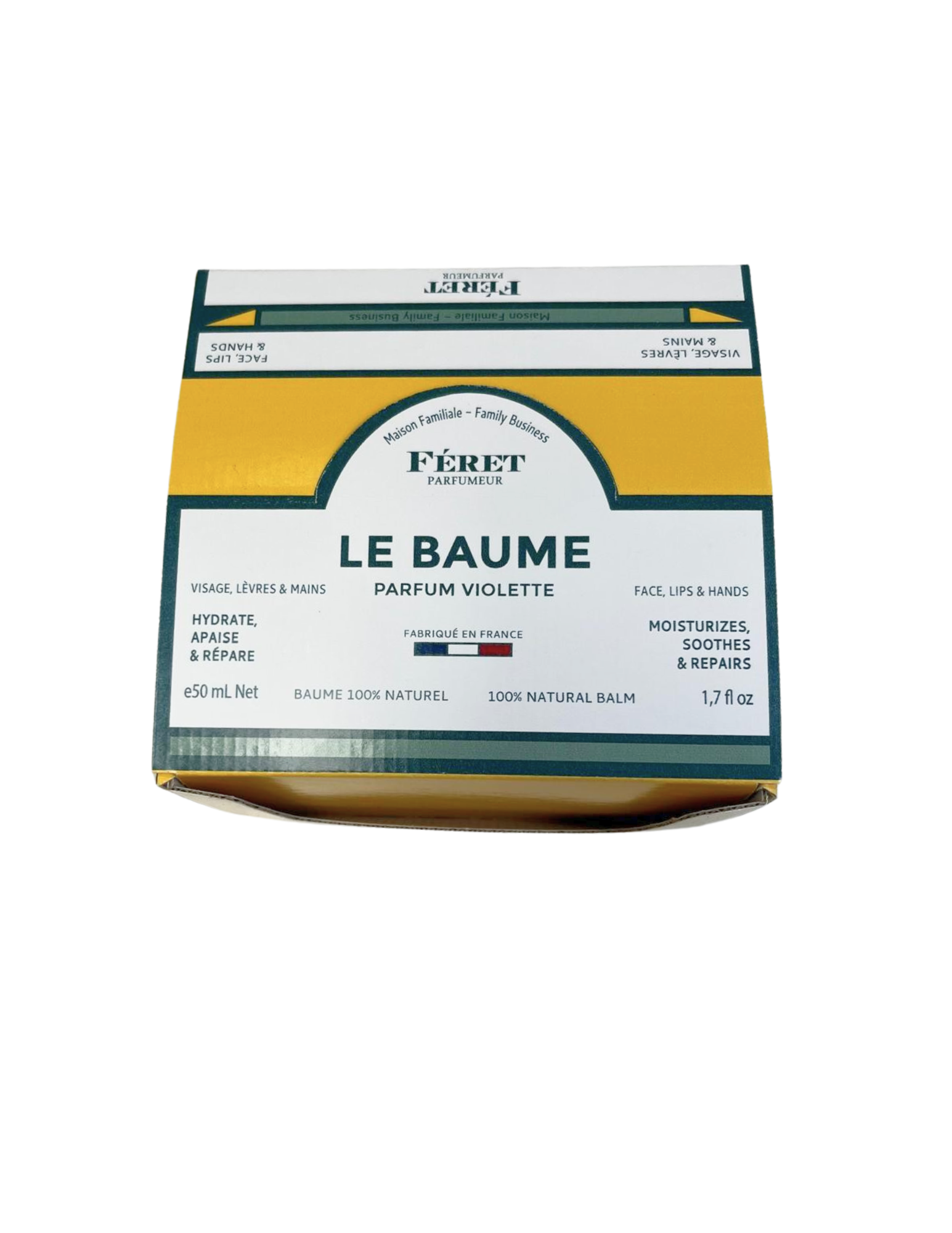 Feret Parfumeur - Distributed by Scents of Europe - Vente Baumes à lèvres - *Achetez 1, obtenez 1 à 50% de réduction* Baume Violet -0,5 oz +PRÉSENTOIR EN CARTON1