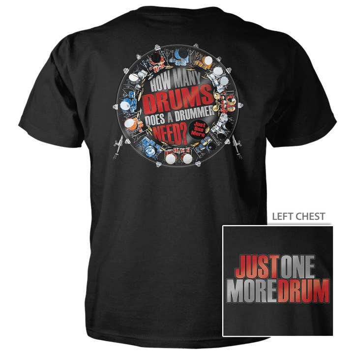 One More Drum - 4.5 oz Cotton T-Shirt for wholesale by Taboo Apparel