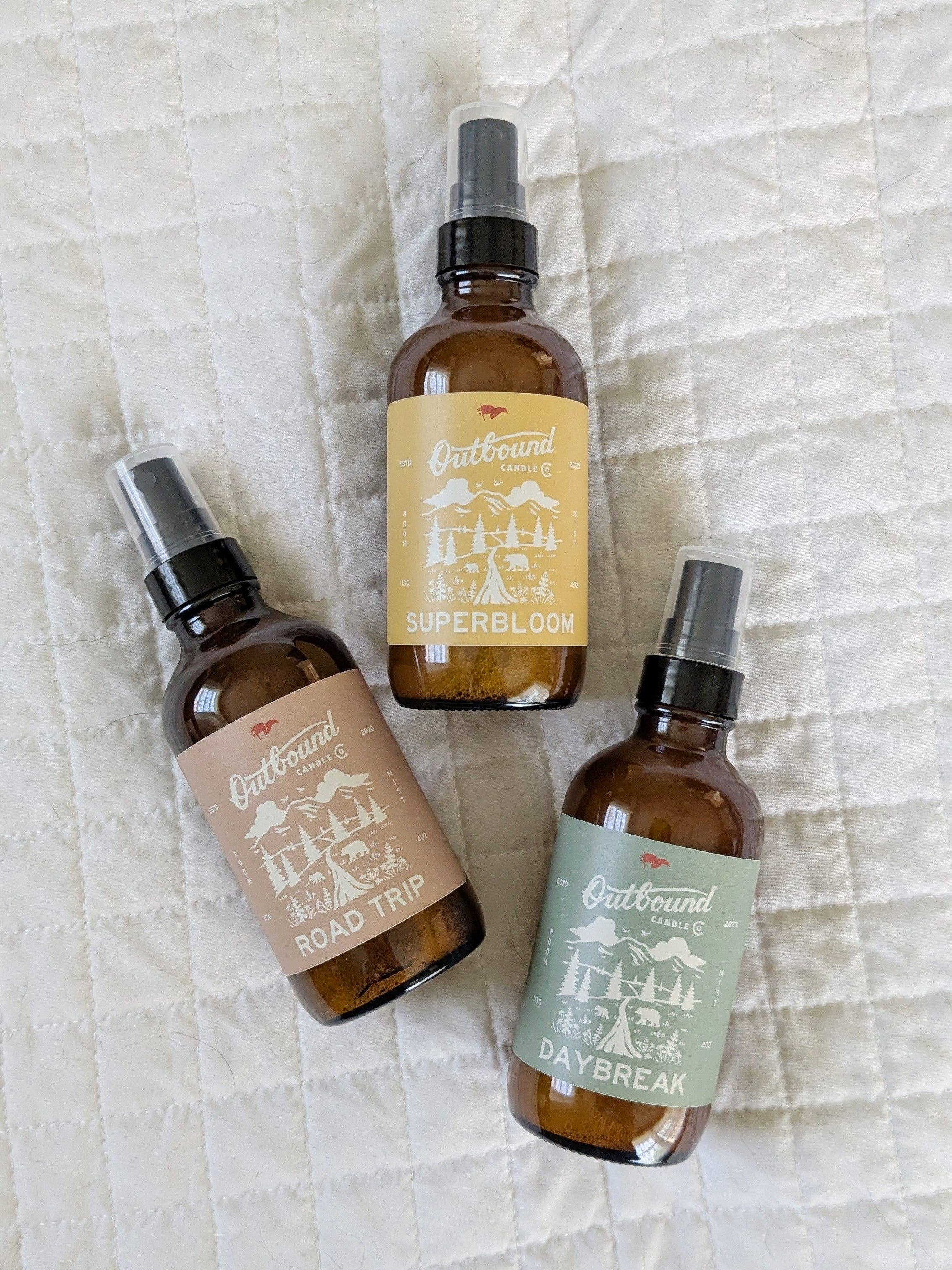 Outbound Candle Co. - Wholesale Room & Linen Spray - DAYBREAK | 4oz Room Mist1