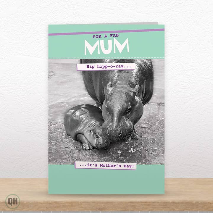 Sjovt Hip Hipp-o-ray Mors Dags Kort for engroshandel hos Quitting Hollywood