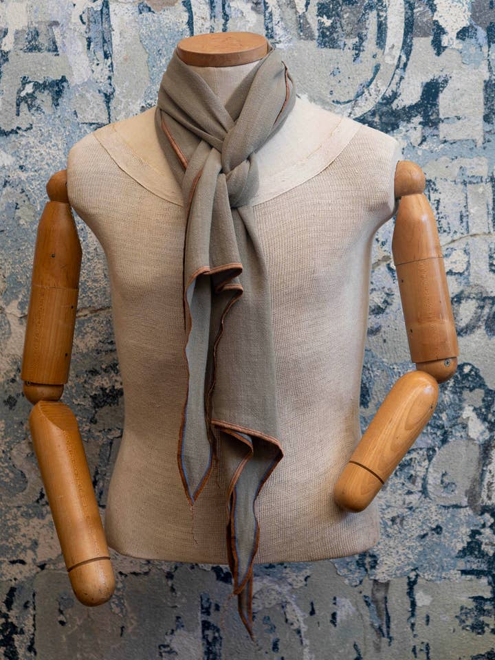 Sage Crossroads Linen Scarf for wholesale by Late Sunday Afternoon