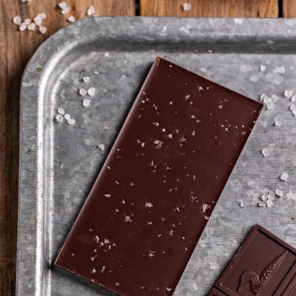Loon Chocolate - Wholesale Chocolate Bar - Maine Sea Salt Dark Chocolate2