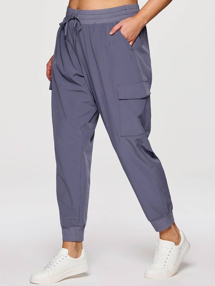 RBX Active - Wholesale Athletic Sweatpants/Joggers - Women's - Plus Beyond the Studio Cargo Jogger