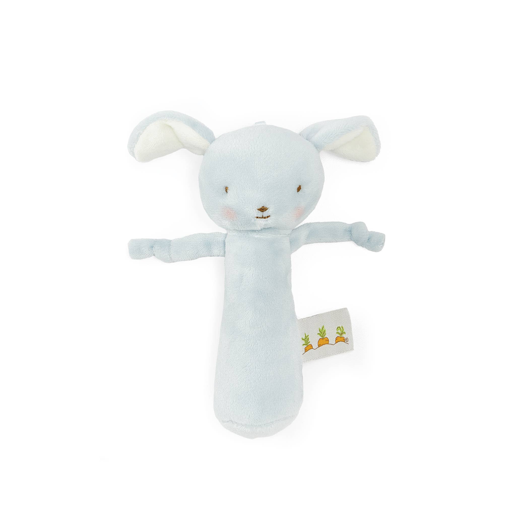 Bunnies By the Bay - Wholesale Handheld Rattle - Baby - Friendly Chime Rattle - Blue puppy