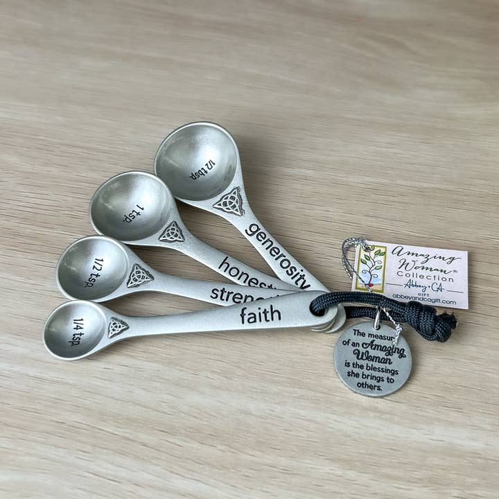 Abbey & CA Gift - Wholesale Measuring Spoon - Amazing Woman Measuring Spoons