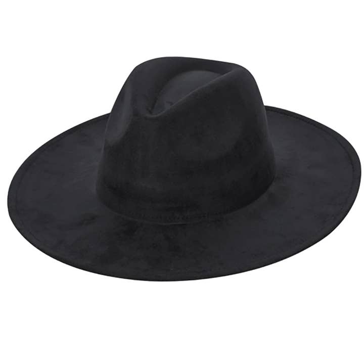 AdornWise - Wholesale Cowboy Hat - Women's - Vegan Suede Cowboy Hat - Flat Brim, Adjustable Fit3
