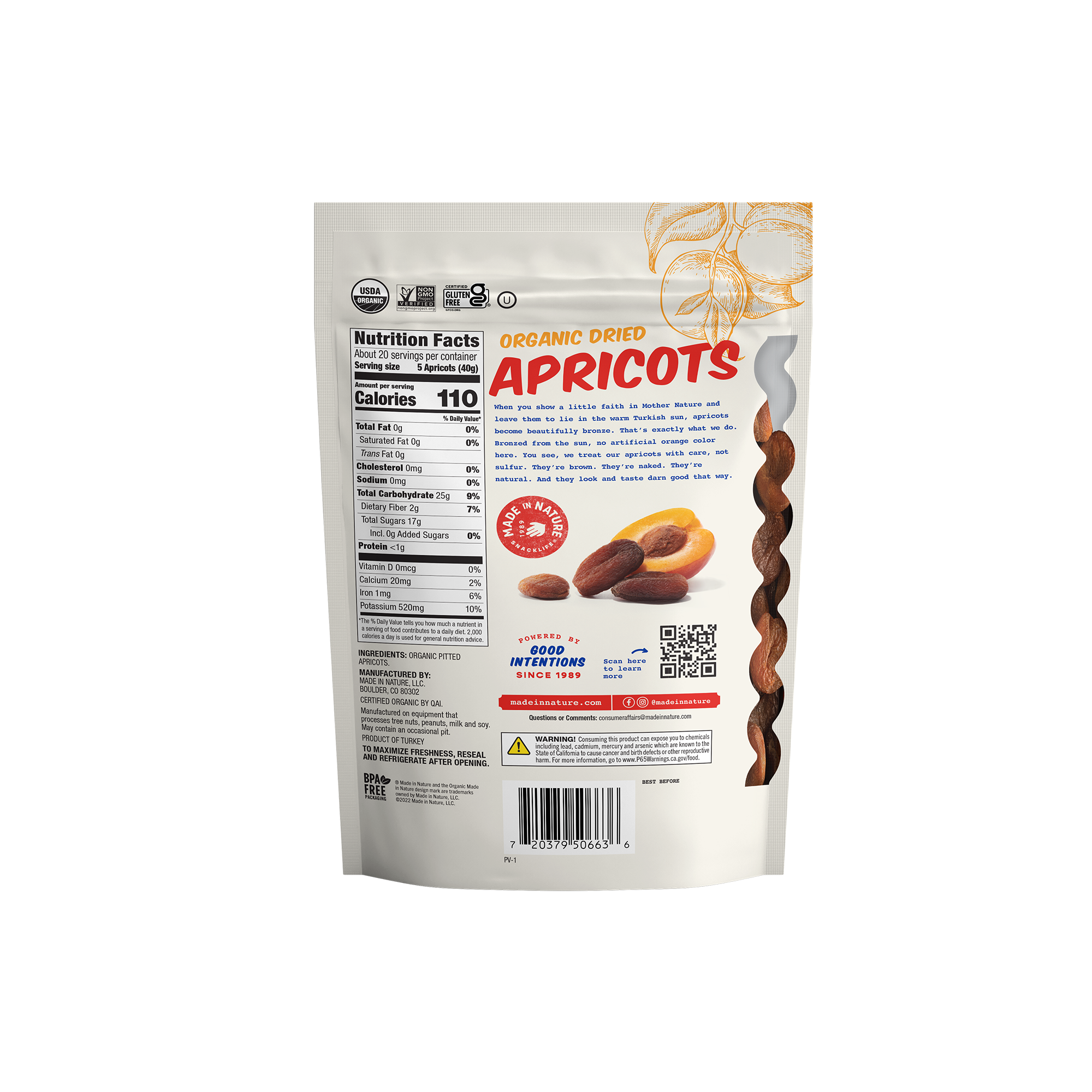 Made In Nature - Wholesale Dried/Dehydrated Fruit - Dried Apricots6