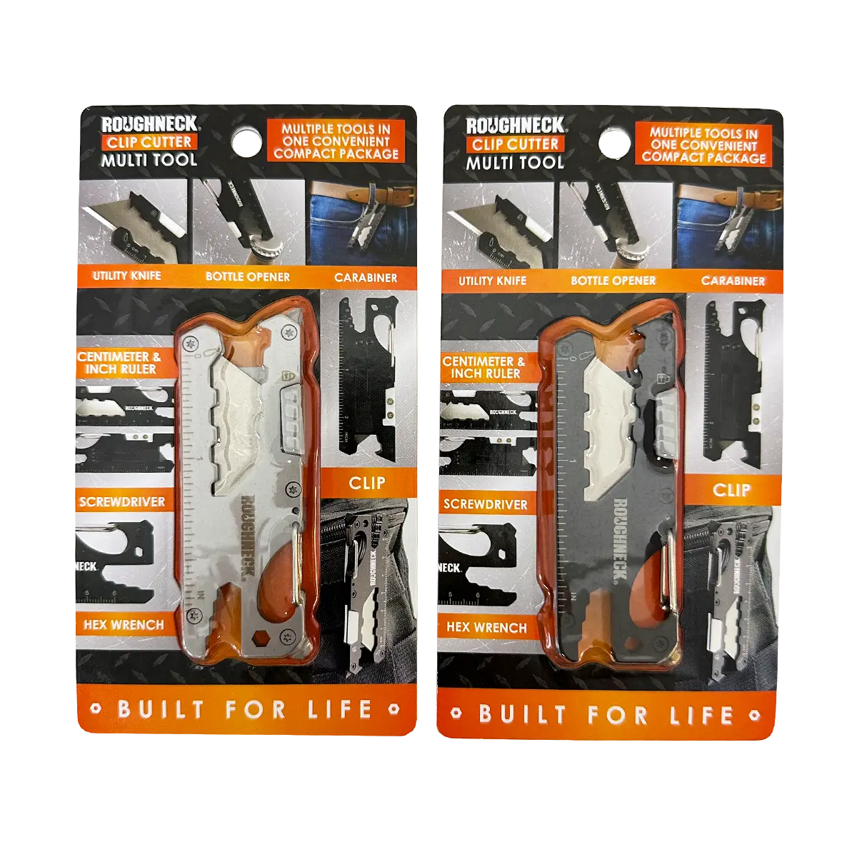 Novelty Brands - Wholesale Retailer Display - Home & Living - Roughneck Clip Cutter Multi-Tool Knife - 6/Display2