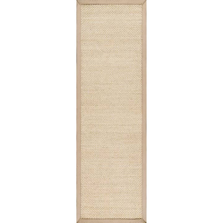 Tan Proper Sisal and Wool Area Rug for wholesale on Faire
