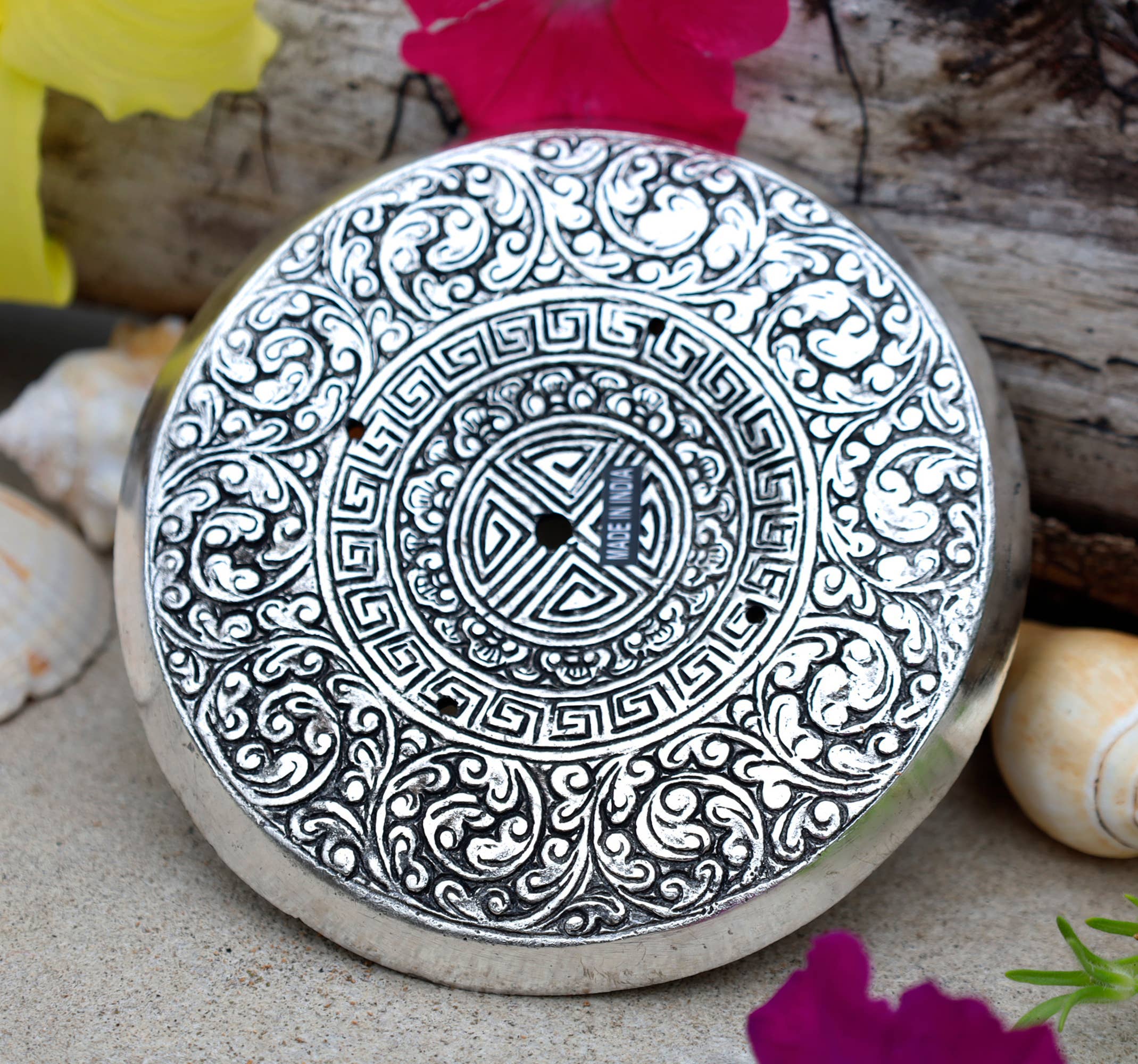 Lungta Imports - Wholesale Incense holder - Incense Burner Holder Made from Recycled Aluminum 3 in 13