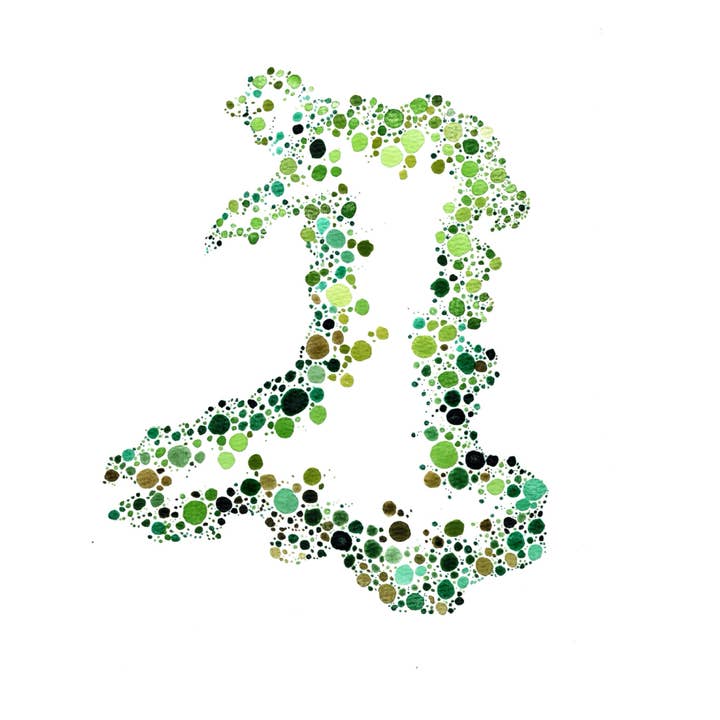 Dots Allowed – wholesale Everyday greeting card – Home is Where The Heart is - Wales2