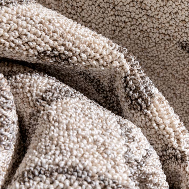 Well Woven – wholesale Area rug – Mara Medallion Botanical Pattern Brown Beige Kilim-Style Rug