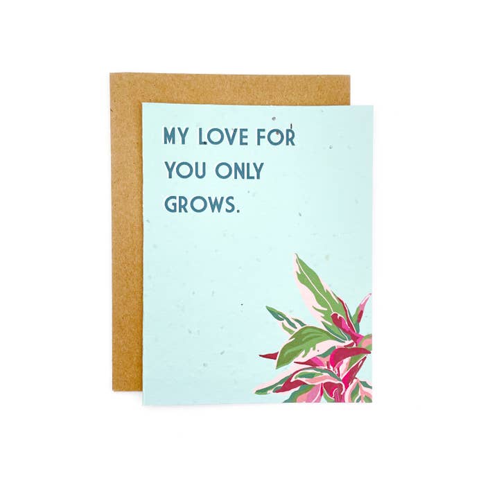 Cato & Company - Wholesale Valentine's Day Card - My Love For You Only Grows Valentine's Day Card2