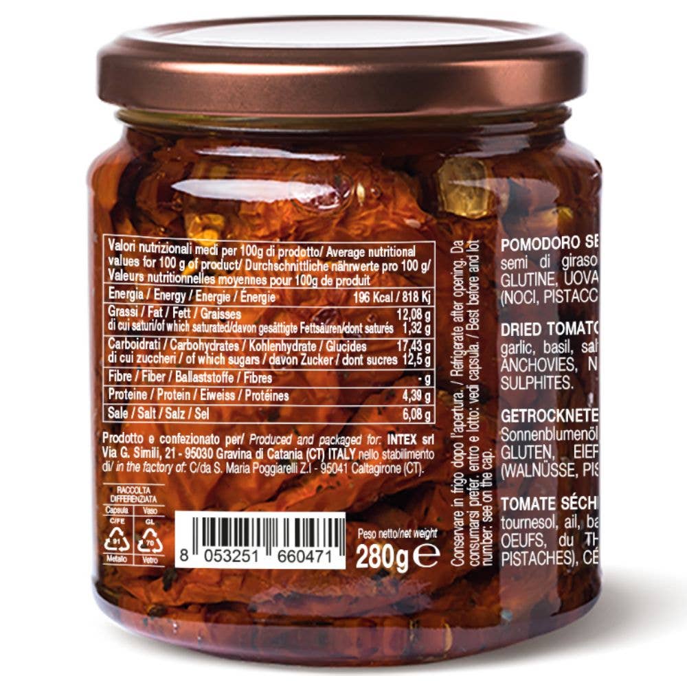 CONVIVIA for italian food lovers - Wholesale Canned Vegetables - Dry tomato 280g2