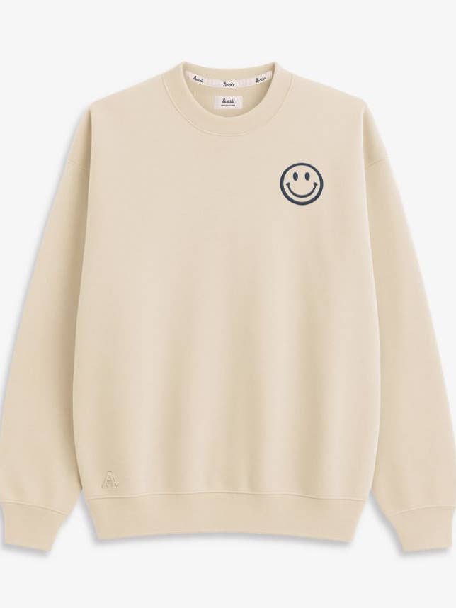 BEIGE SWEATSHIRT | SMIL for engroshandel hos Anitials