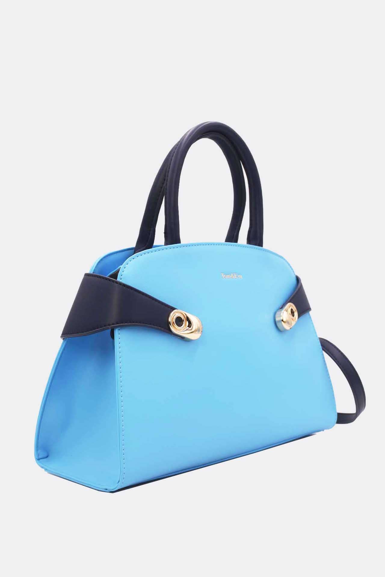 Tom&Eva (F.D.M diffusion) - Wholesale Top Handle Bag - Women's - Women's Bicolour Handbag 23B-58297