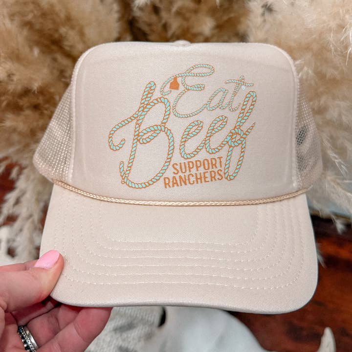 The Walking A - Venta al por mayor Gorra trucker - Mujer - COME CARNE, APOYA A LOS GANADEROS GORRA0