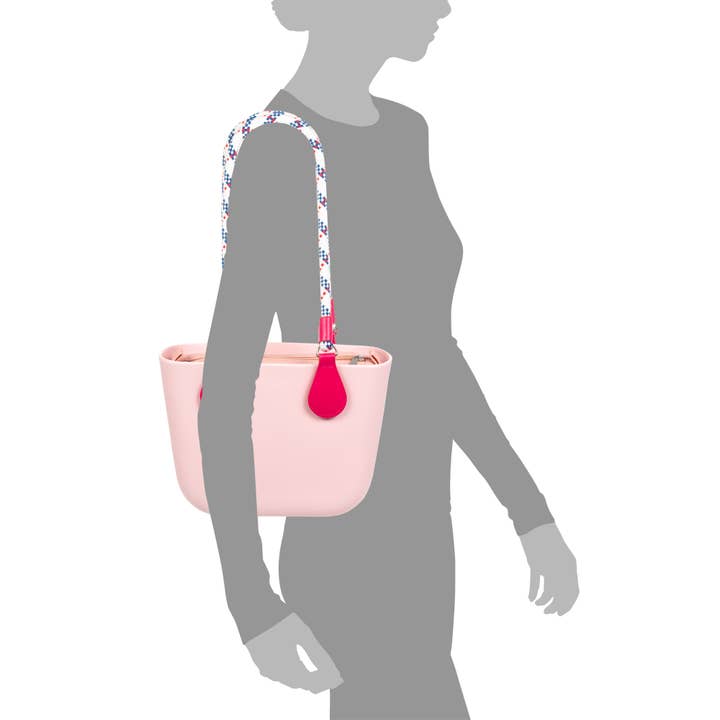 light pink Villaspeciosa EVA rubber shoulder bag for wholesale on Faire3