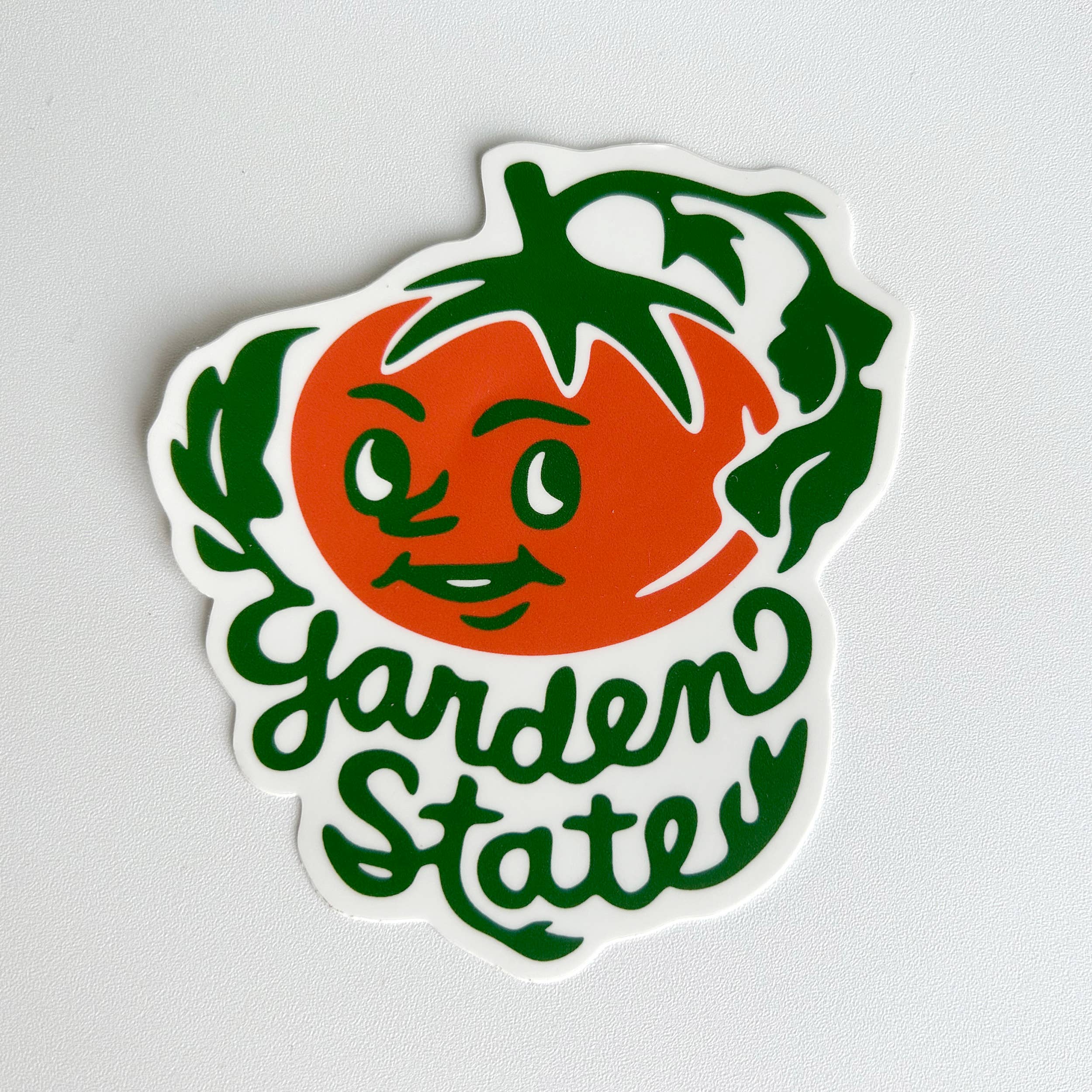 Fresh Fish - Vente Autocollant - Autocollant pour pare-chocs New Jersey Garden State Tomato/autocollant en vinyle6