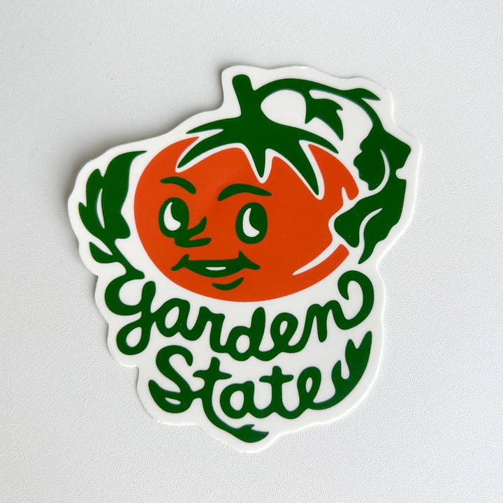 Fresh Fish - Wholesale Sticker - New Jersey Garden State Tomato Bumper Sticker / Vinyl Decal6