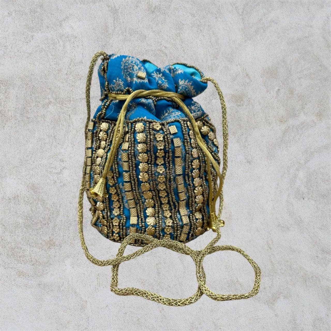 Hecho a mano - Vendita all'ingrosso Accessorio per borsetta - Donna - Borsa a secchiello dorata5