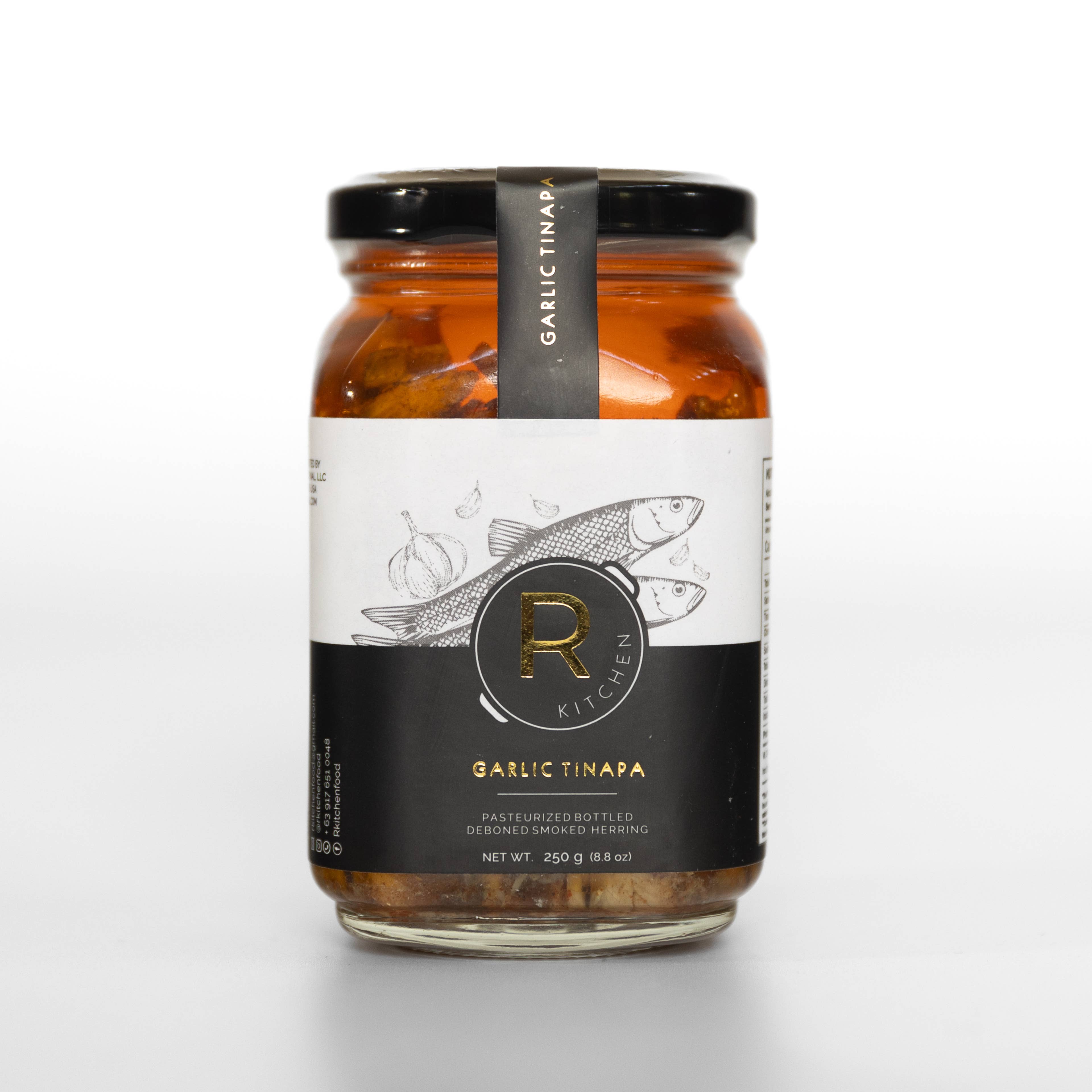 Suwerte International - Vente Poissons/fruits de mer - Tinapa à l'ail et à la cuisine