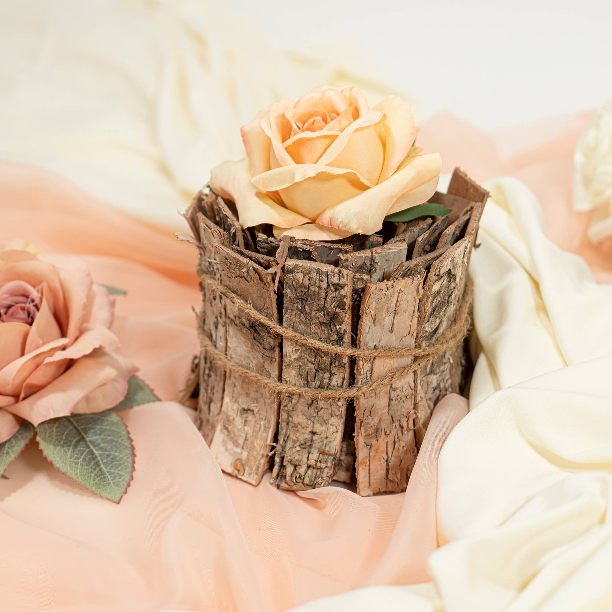 Portofino International Trading, USA - Wholesale Craft Supplies - Natural Wood Bark Roll 4½" x 47"2